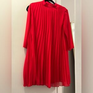 ASOS Red Long Sleeve Dress